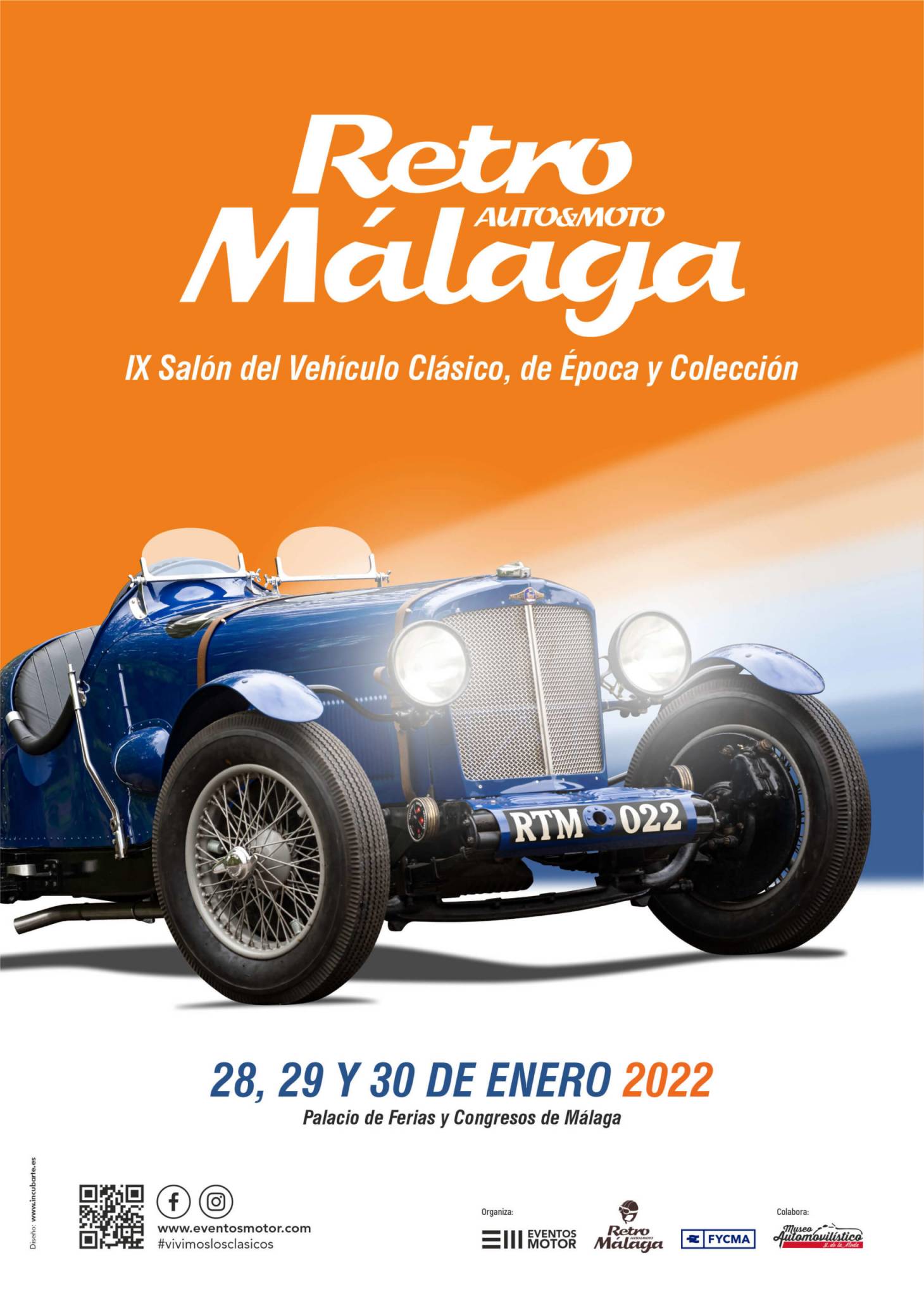 Retro Málaga 2022 los días 28, 29 y 30 de enero en el Palacio de Ferias y Congresos 1