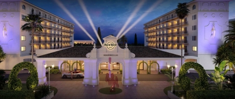 El antiguo Andalucía Plaza ahora es el hotel Hard Rock en Marbella cuatro estrellas. 37